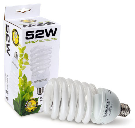 SunBlaster Small Watt CFL Lamps 13 Watt / 26 Watt / 52 Watt