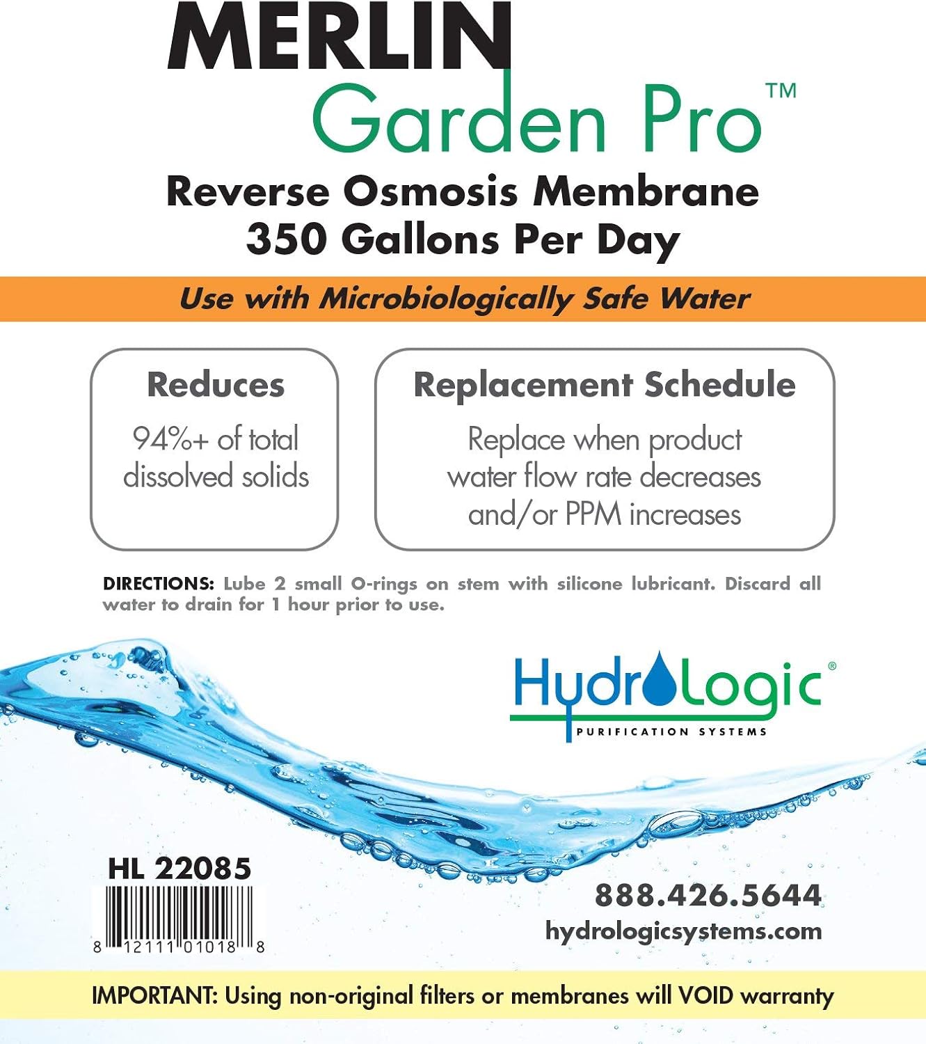 Merlin-Garden Pro RO Membrane HL 22085