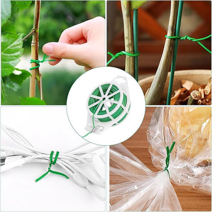 Garden Plant Twist Tie with cutter 100 m