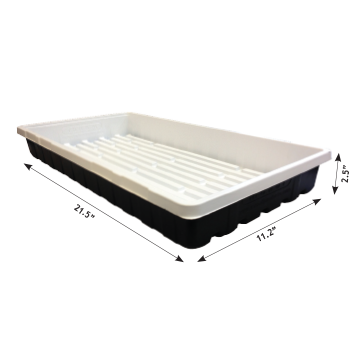 Propagation Tray 10x20 Black and White, Heavy duty