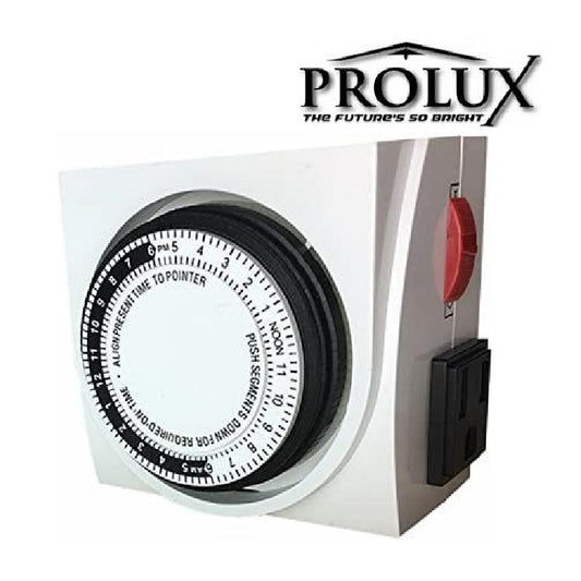 Prolux Analog timer 15 amp Dual 120v