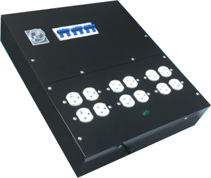 Timer Panel Master Controller with circuit breakers 12 lights